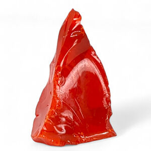 Amberina Ruby Art Glass Cullet Swirl Slag Glass #4S74